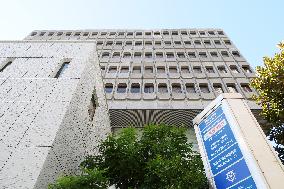 Exterior and signboard of the Marine Building